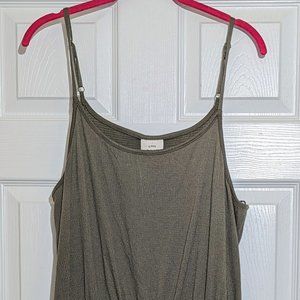 Knox Rose (Target) Women's Gauzy Tiered Dress, Army Green, XL, NWT